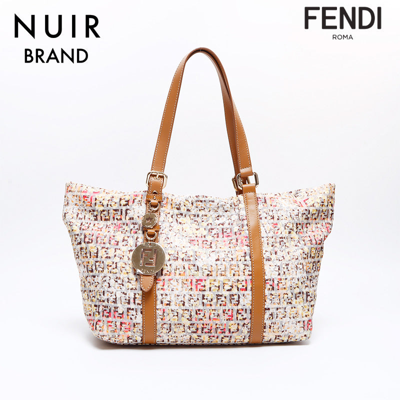フェンディ FENDI フラワー キャンバス ズッキーノ ショルダーバッグ