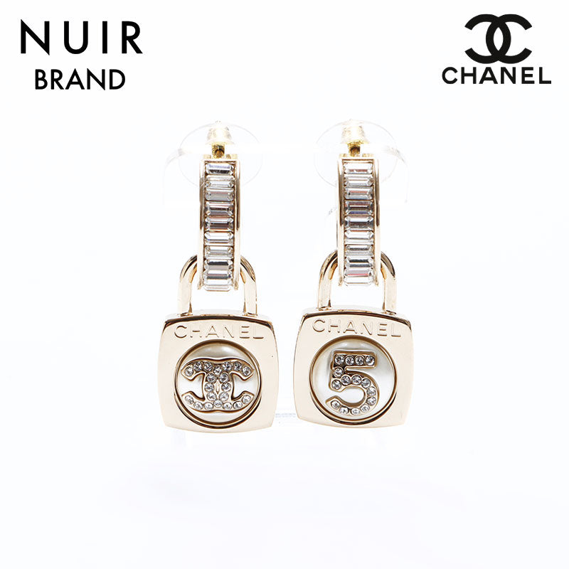 シャネル CHANEL 2023SS B23S ココマーク ラインストーン スイング ドロップ アイコン ピアス ゴールド WS8365 – NUIR  VINTAGE