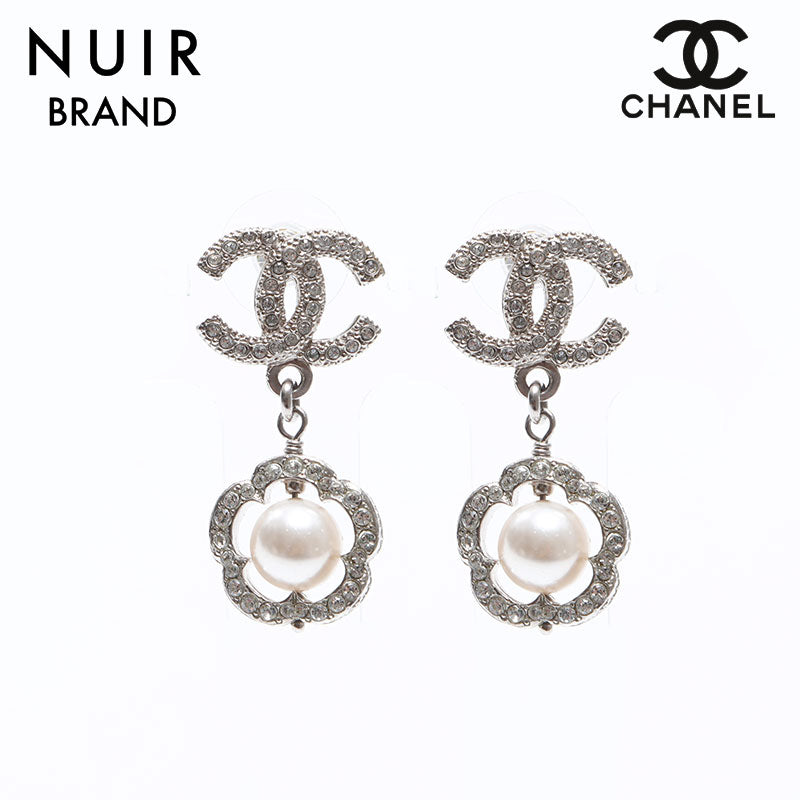 CHANEL　カメリアモチーフ パールロングピアス 楽天市場】シャネル カメリア（ピアス｜レディースジュエリー