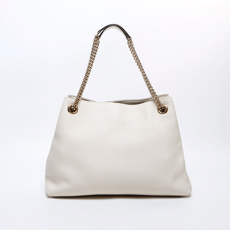 グッチ GUCCI ソーホー レザー チェーン トート ショルダーバッグ