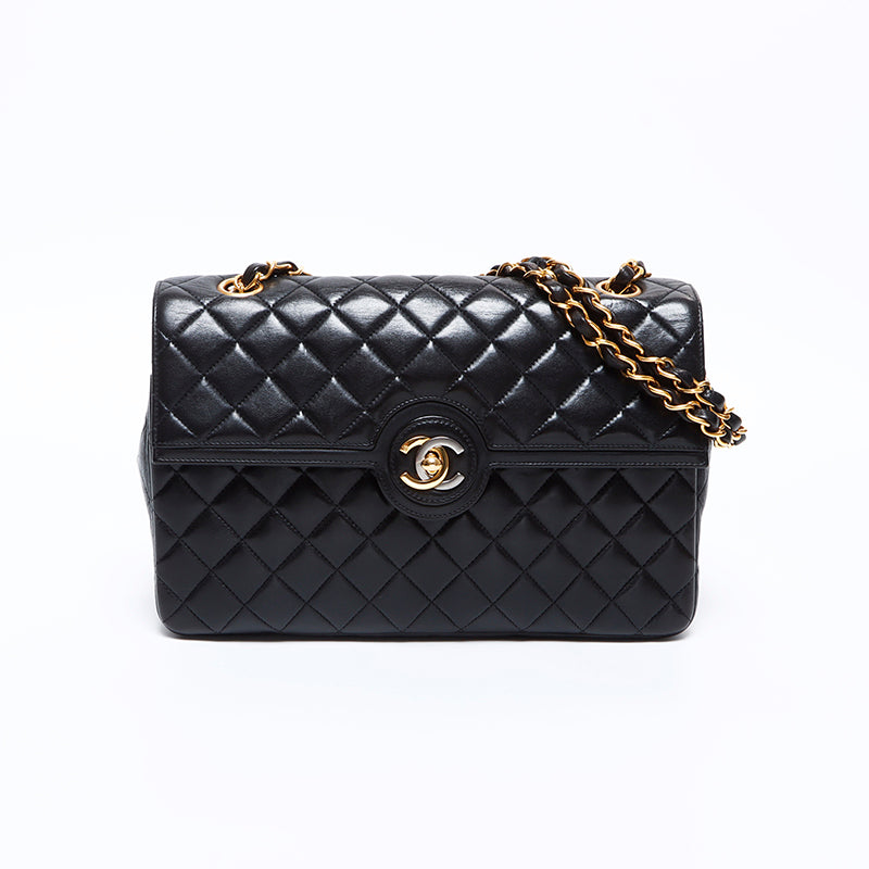 シャネル CHANEL ラムスキン チェーン マトラッセ 3番台 ショルダー