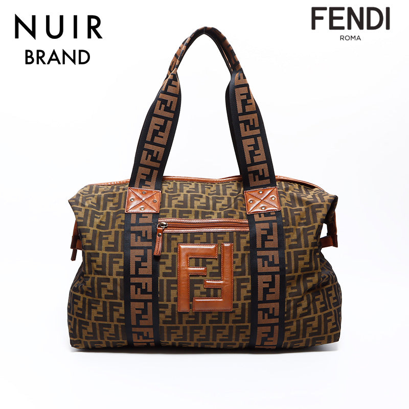 フェンディ FENDI ズッカ ボストンバッグ ブラウン WS8544 – NUIR VINTAGE