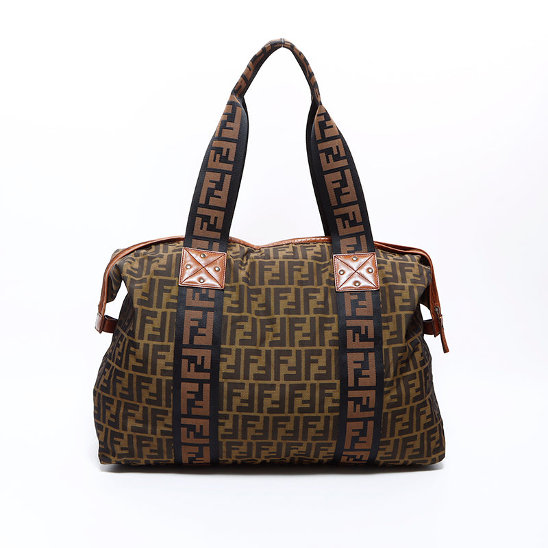 フェンディ　ボストンバッグ フェンディ FENDI ズッカ ボストンバッグ ブラウン WS8544 – NUIR VINTAGE