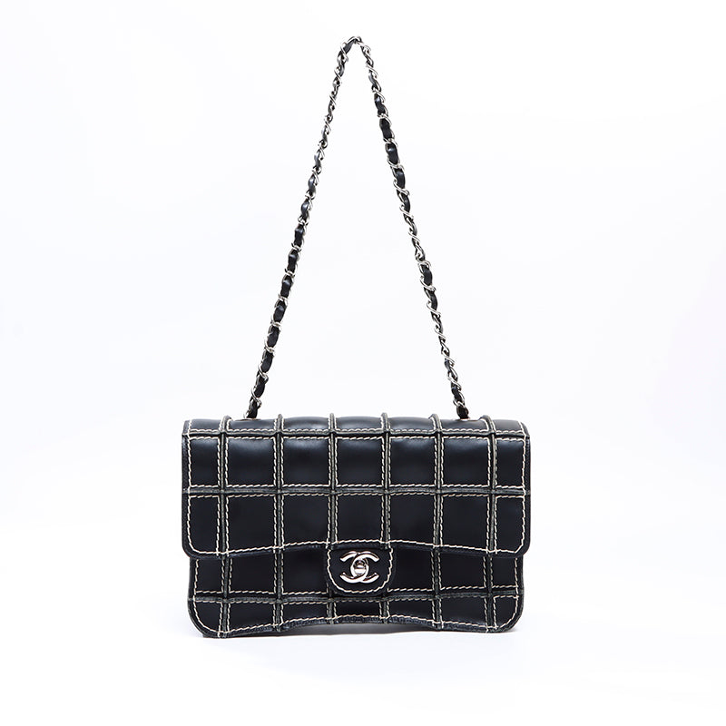 シャネル CHANEL 7番台 チョコバー チェーン ショルダーバッグ