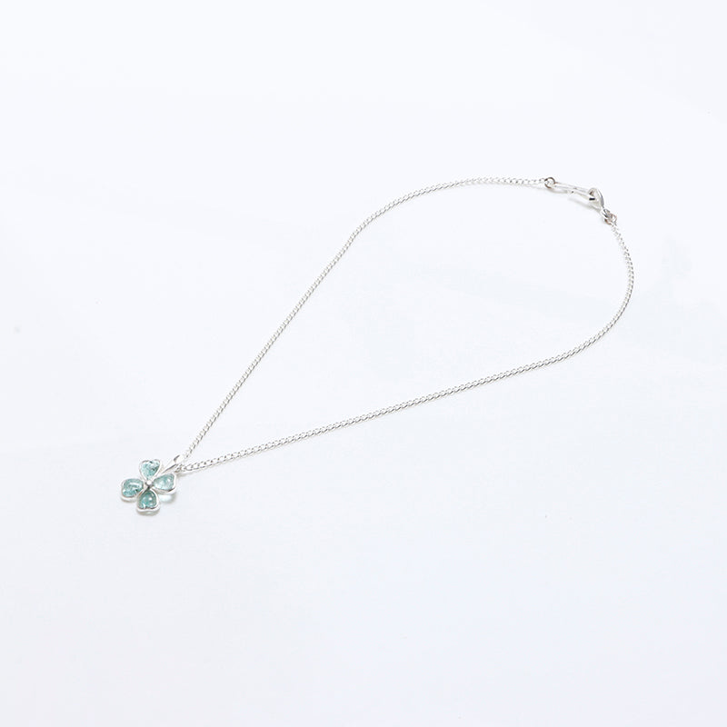 シャネル CHANEL 98P クローバー ネックレス シルバー WS8661 シャネル CHANEL 98P クローバー ネックレス シルバー WS8661