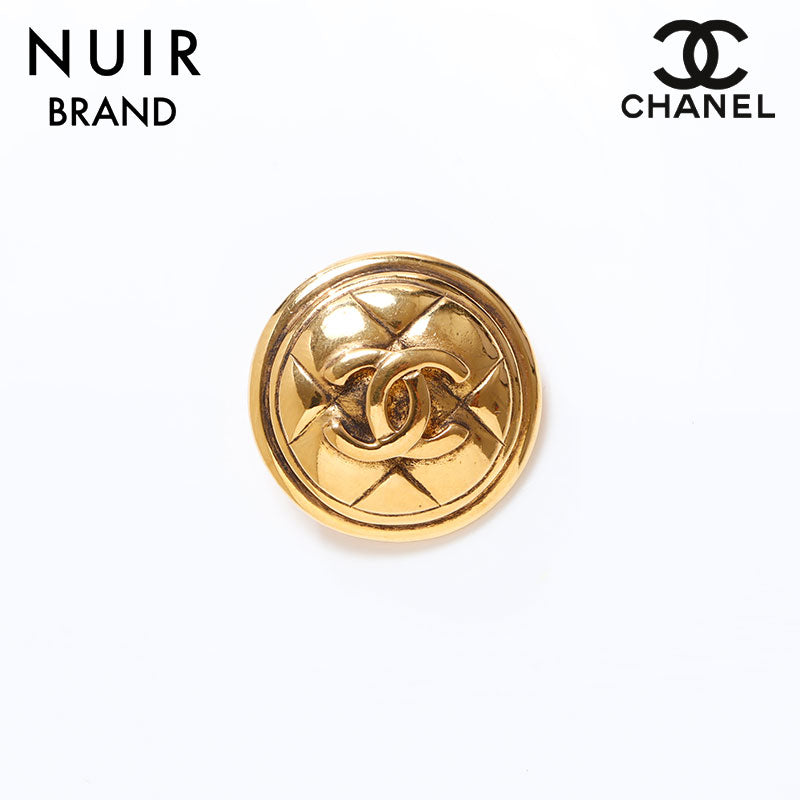 シャネル CHANEL ココマーク ボタン ブローチ ゴールド WS8739 – NUIR