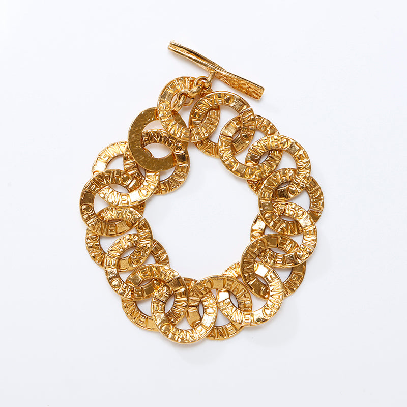 シャネル CHANEL 96P チェーン ブレスレット ゴールド WS8741 – NUIR