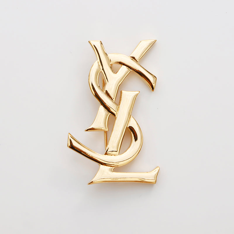 YSL ロゴブローチ 金メッキ WS8865-2.jpg?v=1757645799