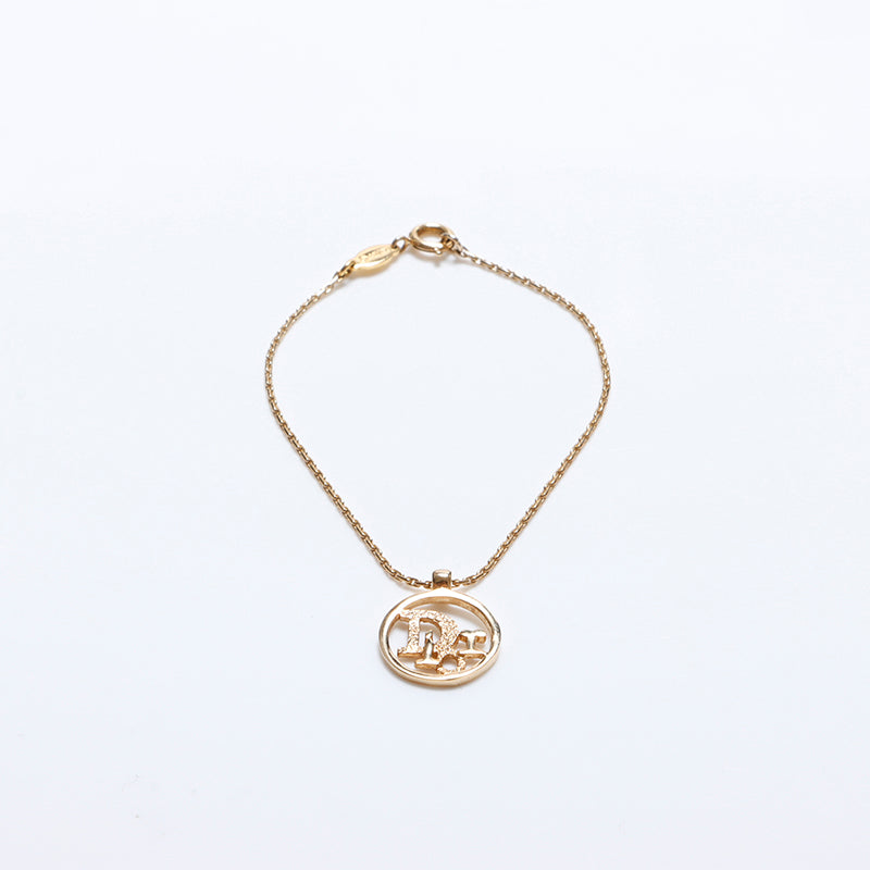 クリスチャンディオール Christian Dior ロゴ ラインストーン