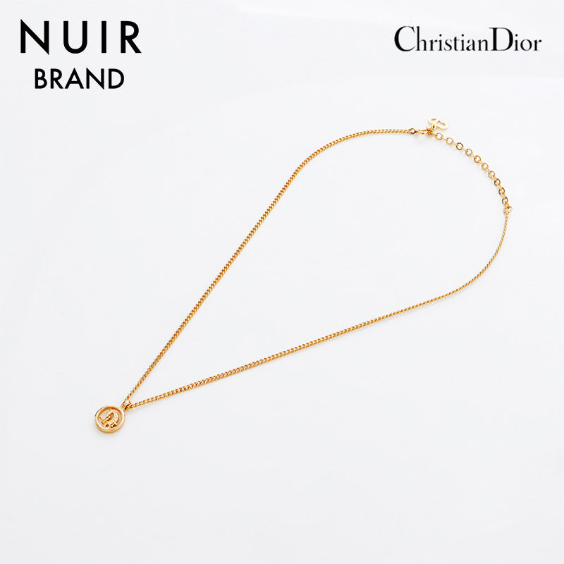 クリスチャンディオール Christian Dior ロゴ ヴィンテージ ネックレス ゴールド WS9099 – NUIR VINTAGE