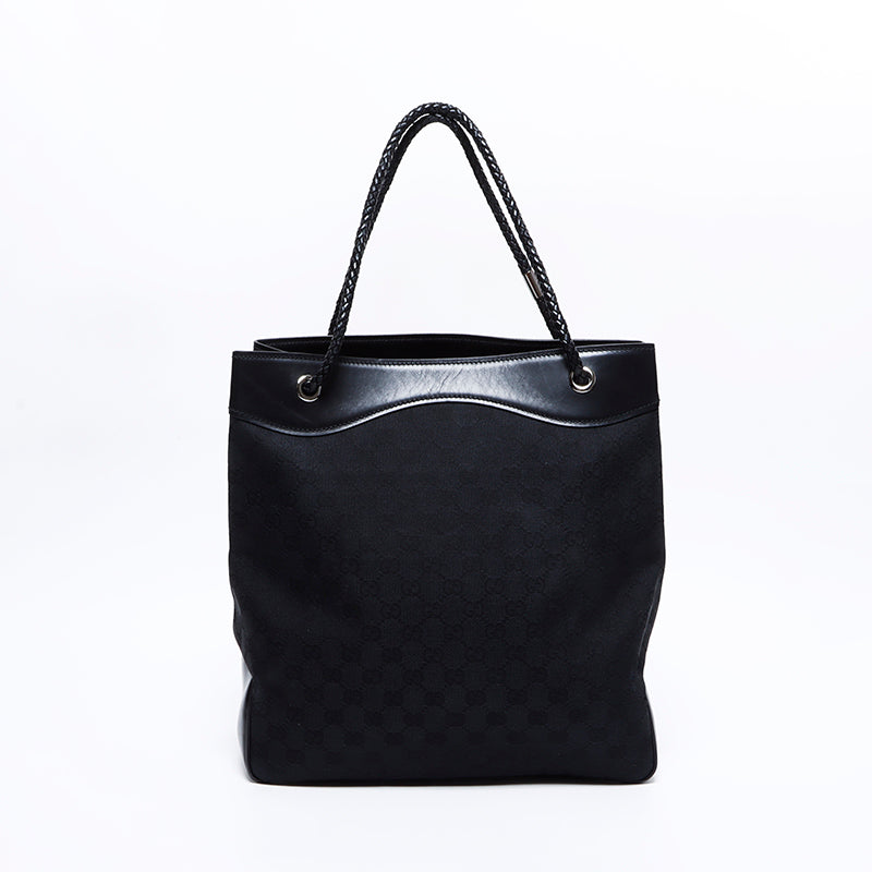 Gucci トートバッグ グッチ GUCCI GGキャンバス トートバッグ ブラック WS9246 – NUIR VINTAGE