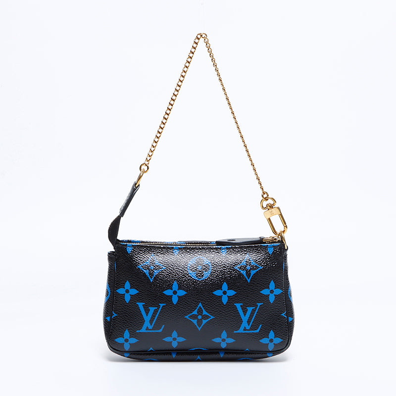 ルイ・ヴィトン LOUIS VUITTON モノグラム アクセソワール ブルー