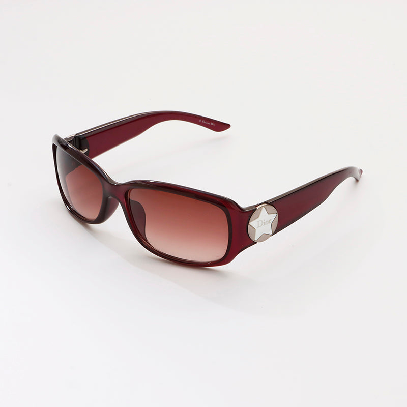 Dior ディオール サングラス スターシャイン 星 レッド ヴィンテージ クリスチャンディオール Christian Dior サングラス パープル WS9250
