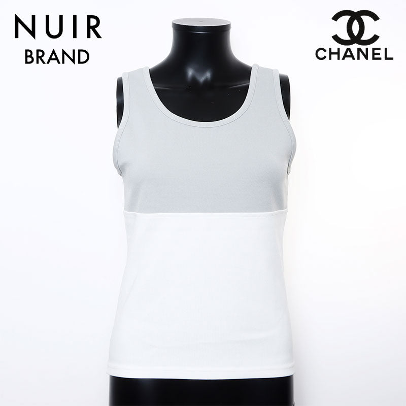 CHANEL タンクトップココマーク40サイズ　品質タグ無し Chanel CHANEL 01P Size:40 Sports Line Coco Mark Tank Top