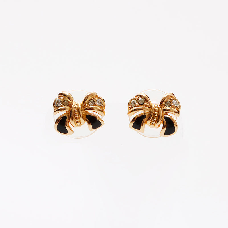 美品✨Christian Dior ヴィンテージ リボン ピアス ラインストーン WS9362-2.jpg?v=1757646403