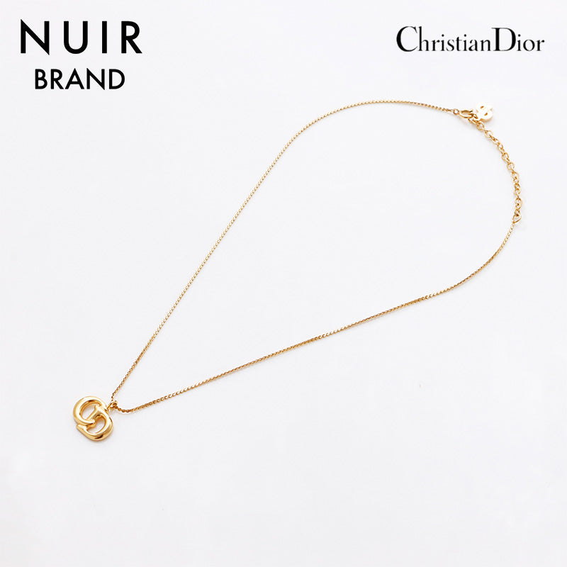 クリスチャンディオール Christian Dior ヴィンテージ CD ロゴ ネックレス ゴールド WS9371 – NUIR VINTAGE