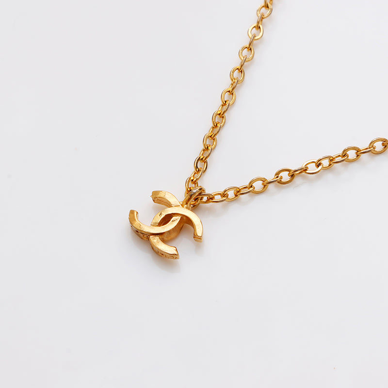 Chanel Coco Mark Necklace Gold WS9394 – NUIR VINTAGE