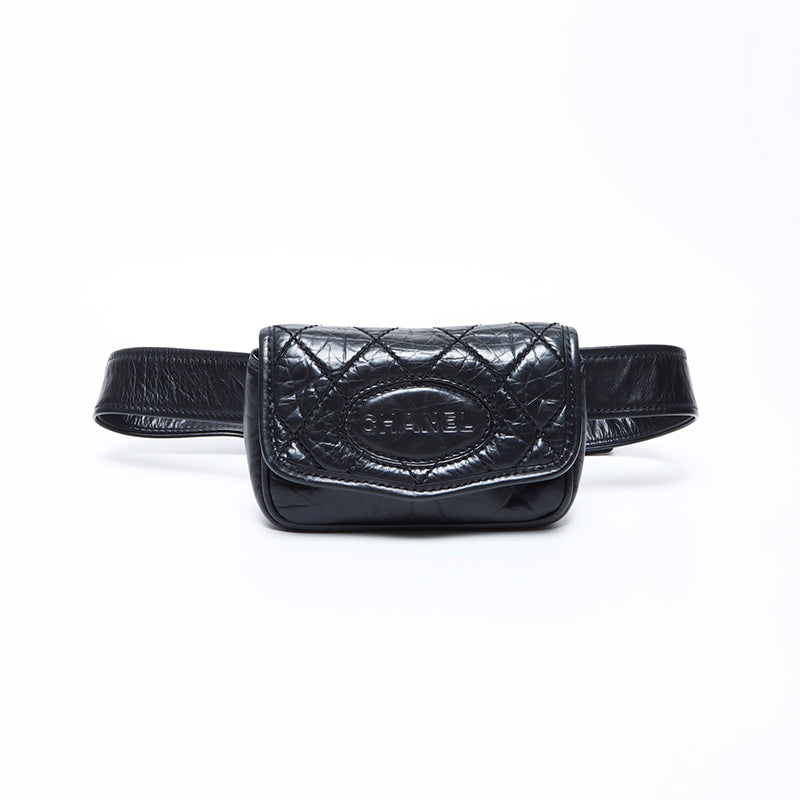 シャネル CHANEL 10番台 ウエストポーチ ワイルドスティッチ ベルト