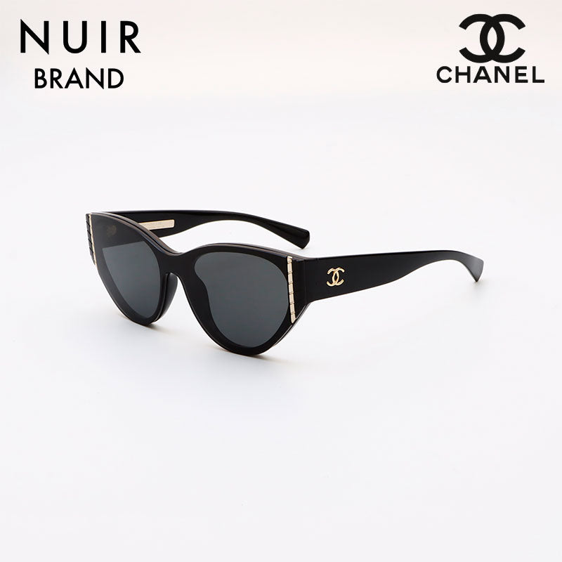 小物 CHANEL Vintage sunglasses BLACK coco CHANEL Black Sunglasses Smoke Lens Coco Mark Women's From