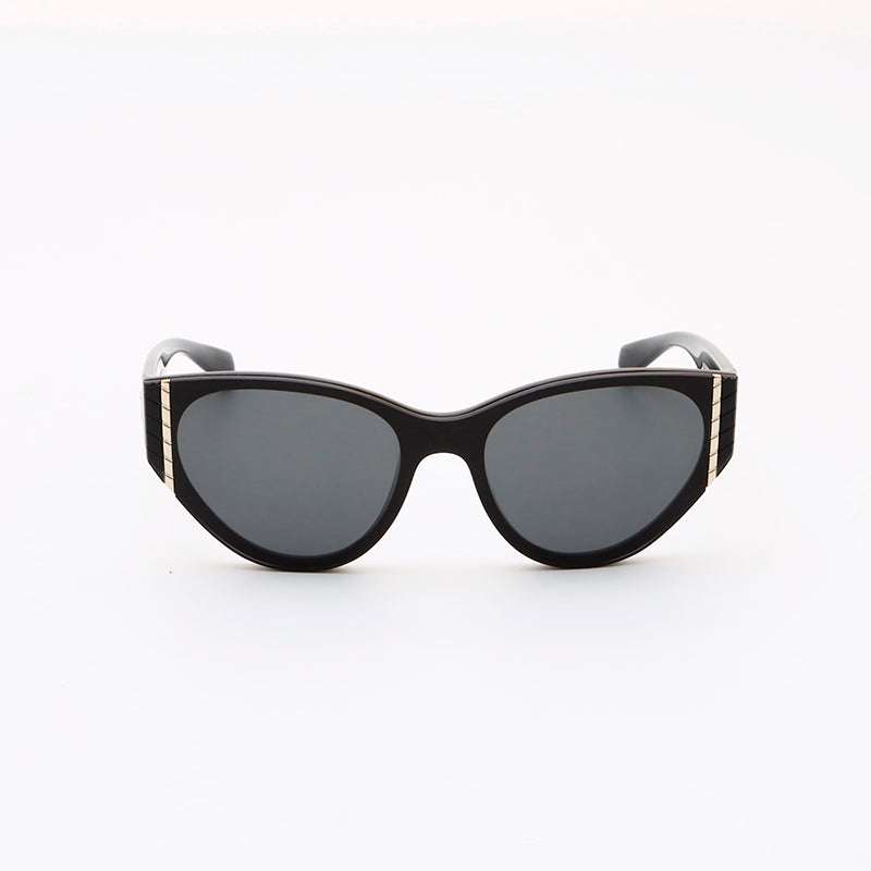 小物 CHANEL Vintage sunglasses BLACK coco CHANEL Sunglasses Black Plastic Coco Mark Lens 6 x 5.1 cm w