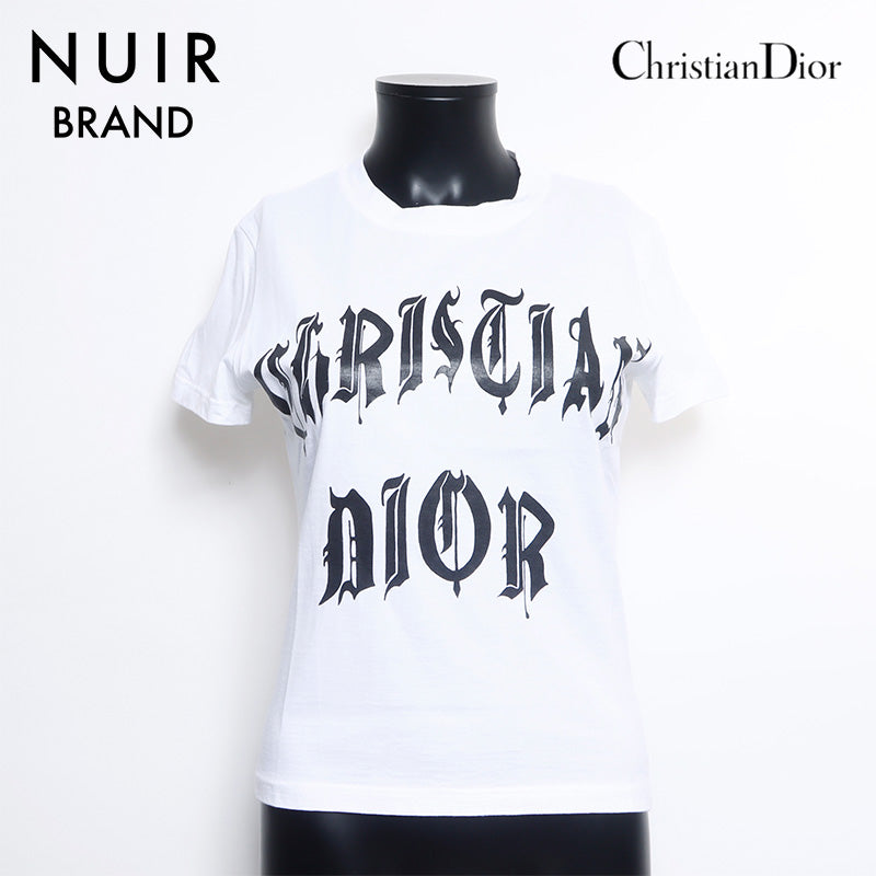 クリスチャンディオール Christian Dior Size40 コットン ロゴ 半袖Ｔシャツ ホワイト WS9726 – NUIR VINTAGE