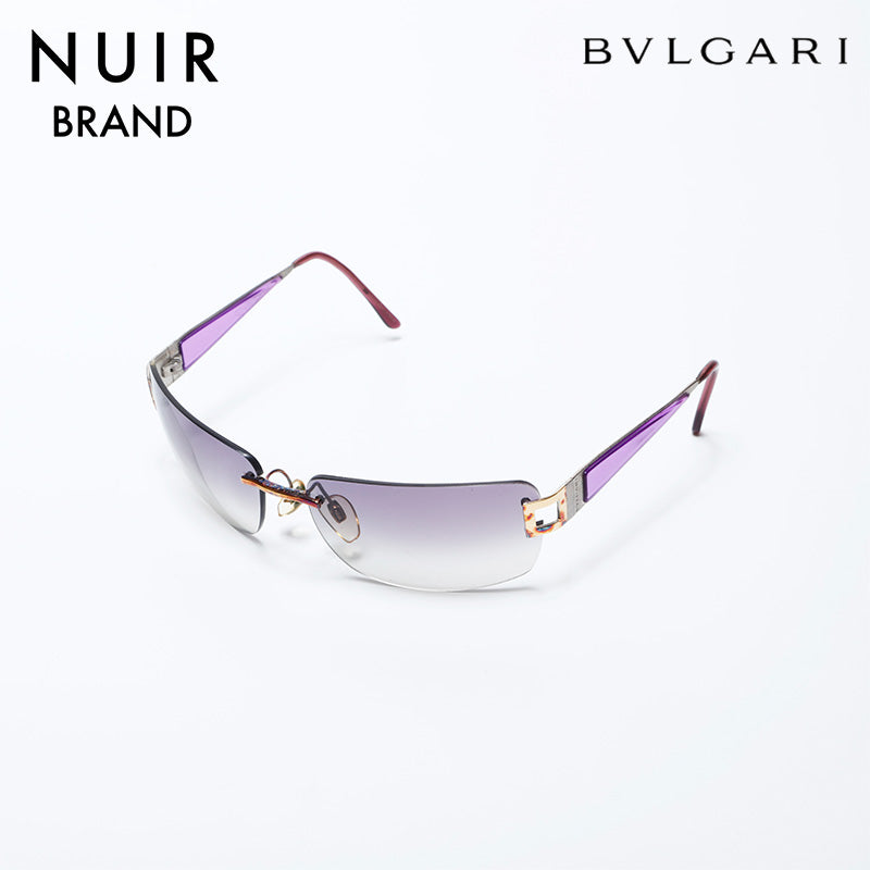 ブルガリ BVLGARI リムレス フレームレス グラデーション サングラス パープル WS9869 – NUIR VINTAGE