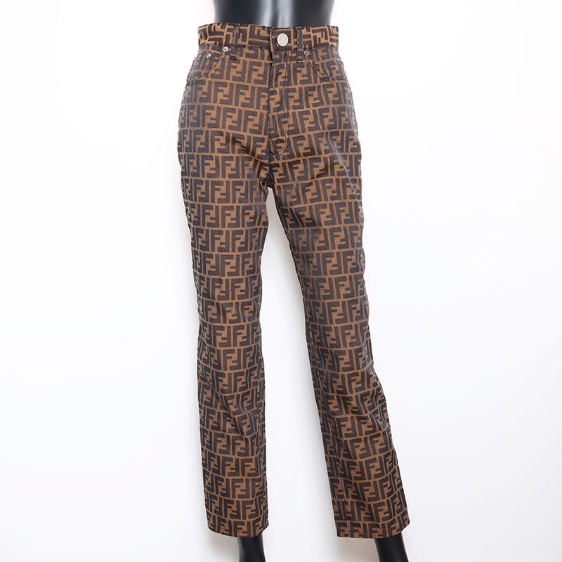 FENDI Zucca Pants Brown WS9885 – NUIR VINTAGE