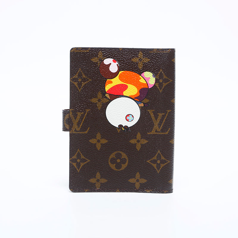 ルイ・ヴィトン LOUIS VUITTON モノグラム パンダ アンジェンダ CA0094 PM 村上隆 手帳カバー ブラウン WS9939 –  NUIR VINTAGE