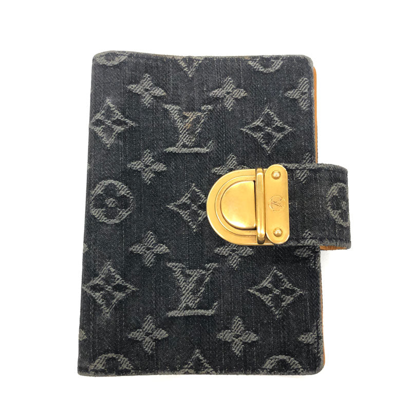 ルイ・ヴィトン LOUIS VUITTON モノグラム アジェンダ MM R21038 手帳カバー デニム ブラック P11641 – NUIR  VINTAGE