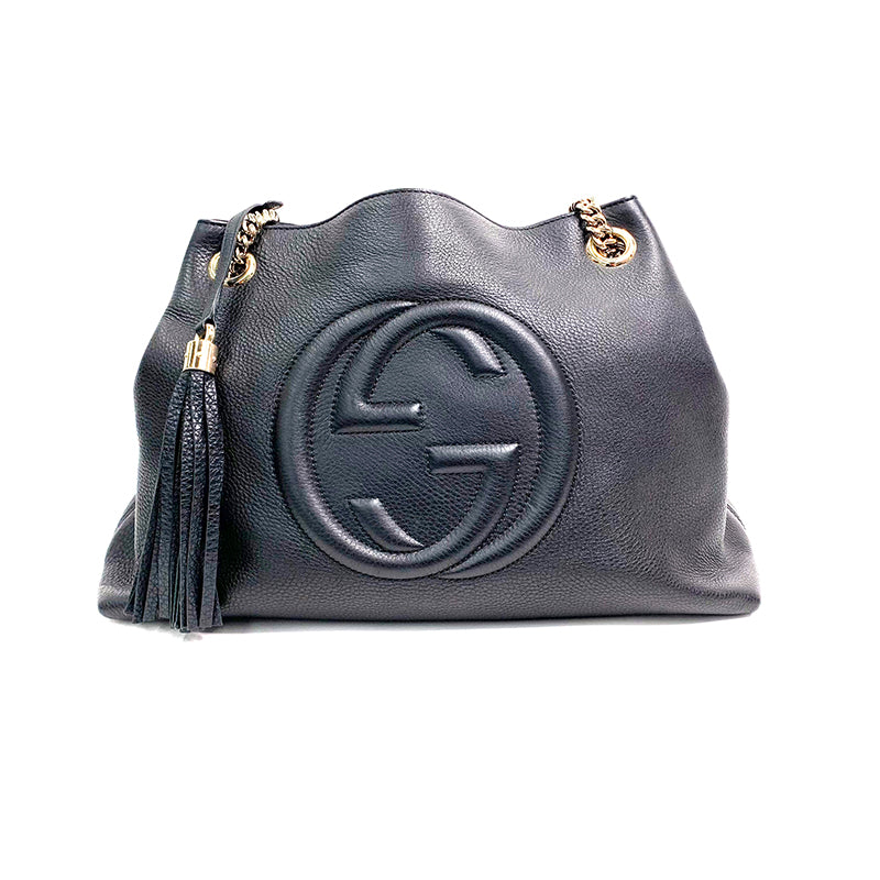 グッチ GUCCI SOHO インターロッキング ショルダーバッグ カーフ