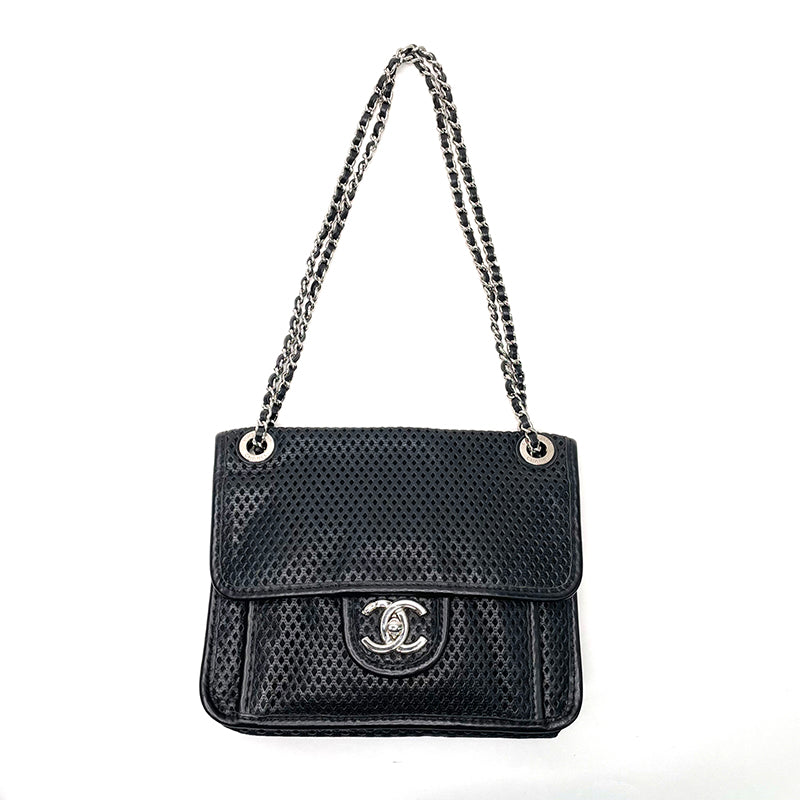シャネル CHANEL フレンチリビエラ パンチング ココマーク ショルダー