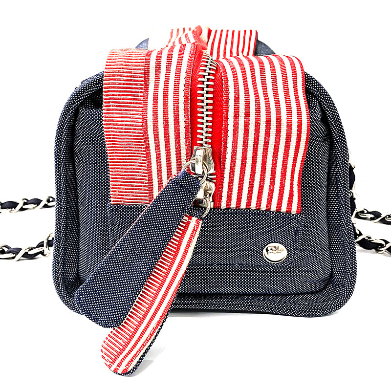 シャネル CHANEL チェーン ショルダーバッグ デニム ココマーク