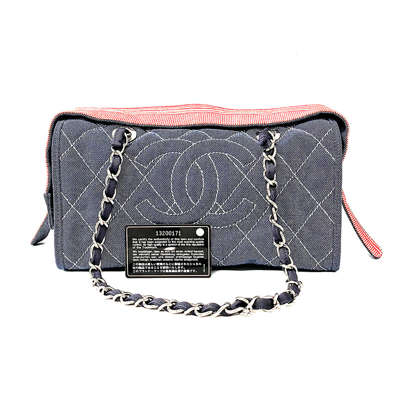 シャネル CHANEL チェーン ショルダーバッグ デニム ココマーク