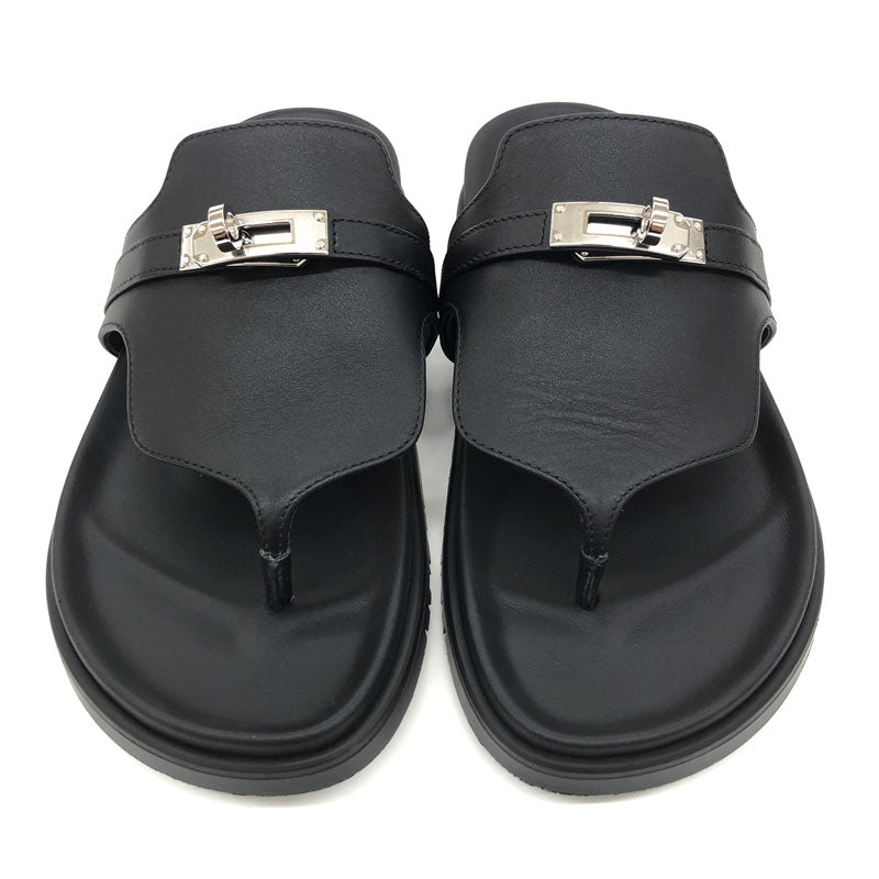 エルメス HERMES ケリー アンピール サンダル ブラック eitm0139