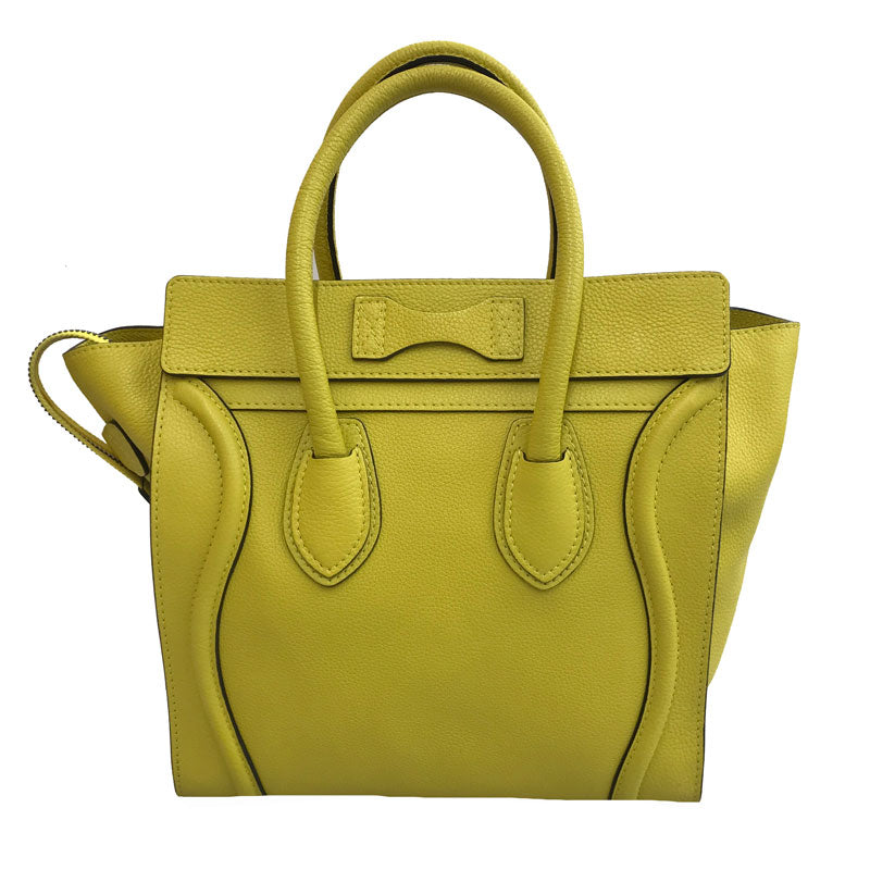VINTAGE●CELINE●セリーヌ ラゲッジ マイクロハンドバッグ セリーヌ CELINE ラゲージ マイクロショッパー 167793