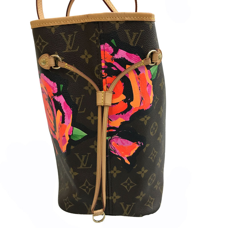 Authentic Louis Vuitton Monogram Rose Neverfull MM Tote Bag M48613