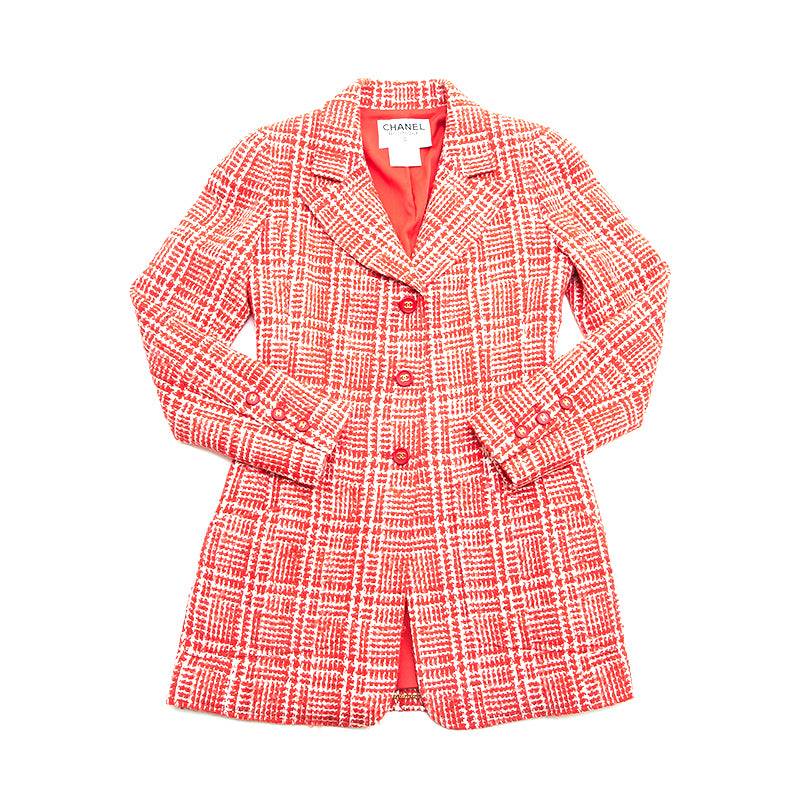 CHANL シャネル ココボタン ツイード ジャケット CHANEL シャネル 22AW ココボタンツイードジャケット