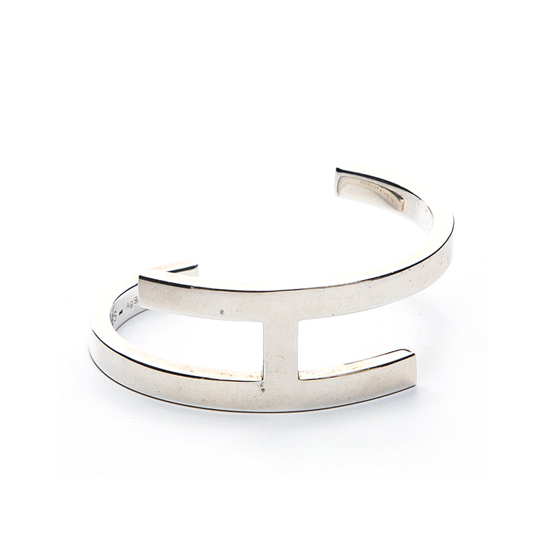 Hermes HERMES Bracelet 925 Bangle Silver P12890 – NUIR 