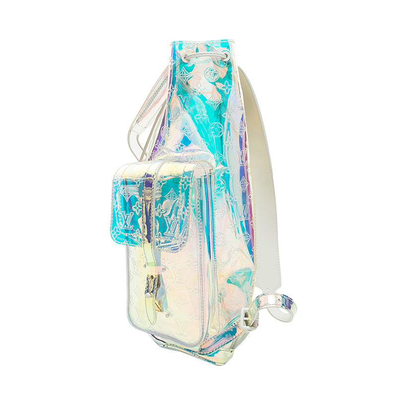 iridescent louis vuitton backpack Virgil Abloh Christopher Iridescent Backpack Prism Christopher Backpack