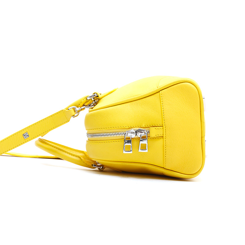 LOEWE アマソナ23 イエロー　2way オールレザー　アナグラム アマソナ23 クロップド バッグ（ナパカーフ） ベージュ - LOEWE