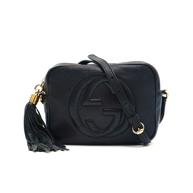 グッチ GUCCI インターロッキングGG ソーホー スモールディスコ レザー