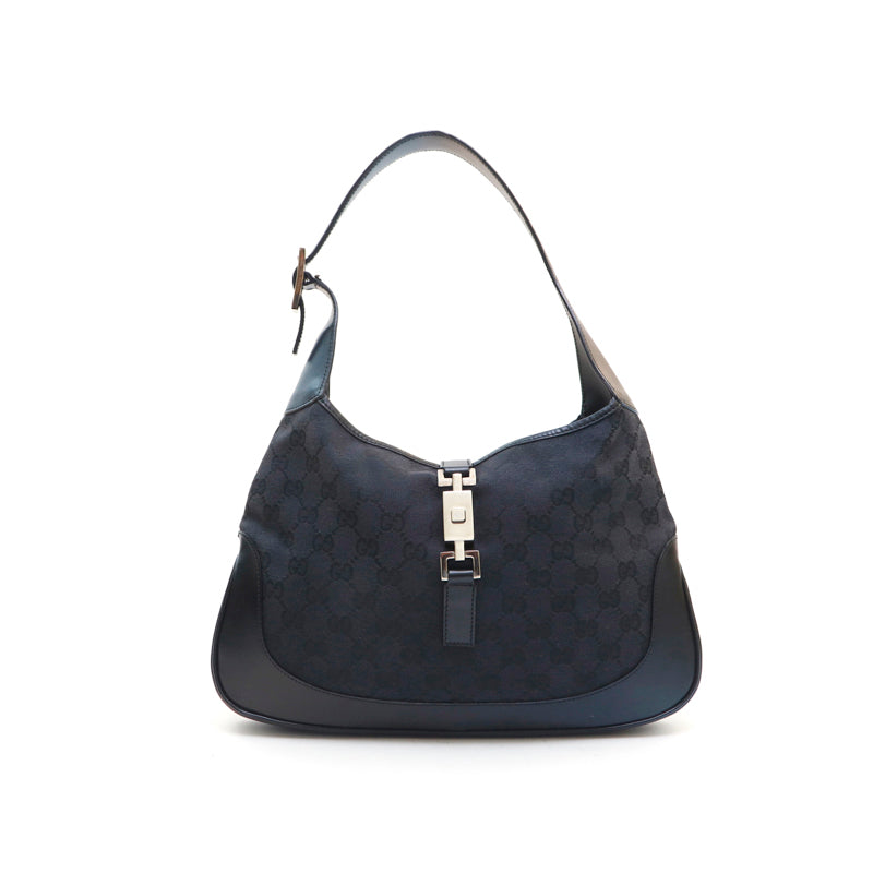 グッチ GUCCI GGキャンバス ジャッキー レザー ワン ショルダーバッグ