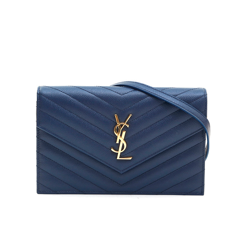 Yves Saint Laurent Yves Saint Laurent Vinnil Logo Clutch Bag Wallet Ch –  NUIR VINTAGE