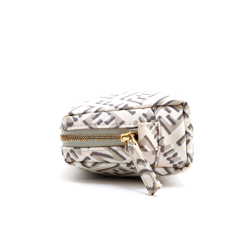 FENDI ロゴプリント ポーチ フェンディ FENDI ロゴ 化粧 小物 ポーチ ベージュ P13484 – NUIR VINTAGE