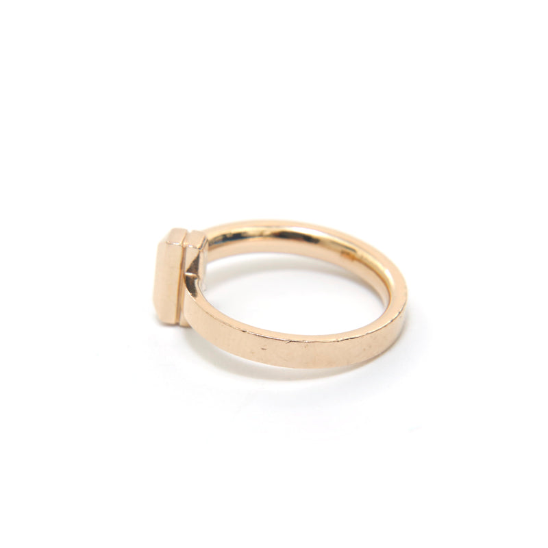 ティファニー TIFFANY&Co. Tワイヤーリング YG Au750 4.1g 45サイズ 7