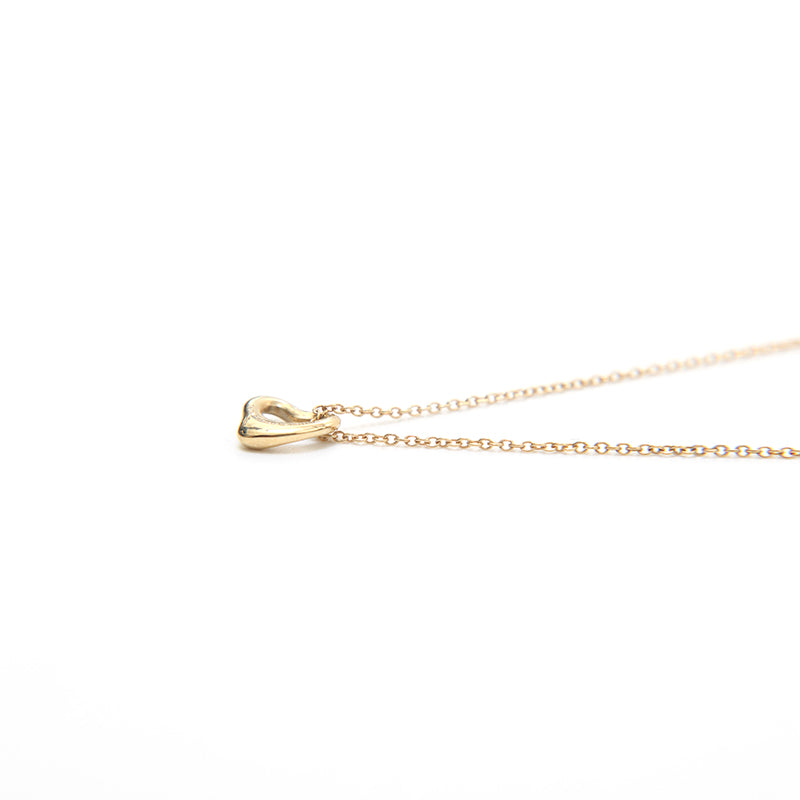 ティファニー TIFFANY&Co. オープンハートネックレス YG Au750 1.6g ネックレス ゴールド P13634 – NUIR  VINTAGE