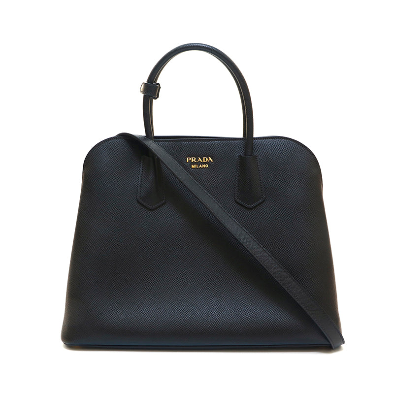 プラダ PRADA ロゴ サフィアーノ 2way ハンド ショルダーバッグ