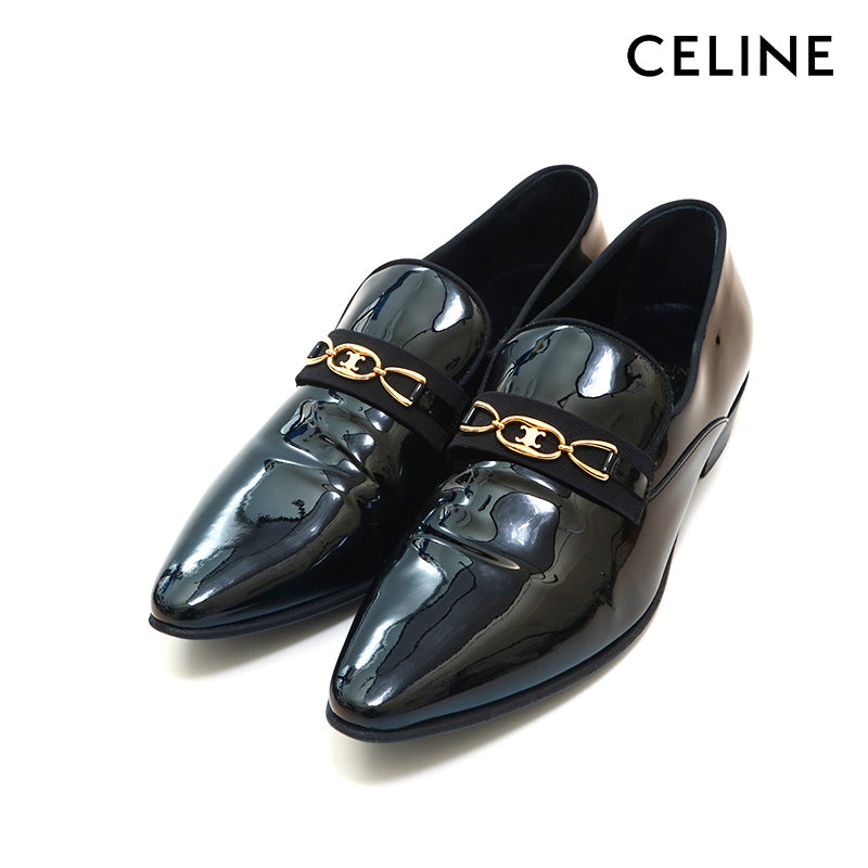 セリーヌ CELINE パテント エディスリマン ローファー BE0199
