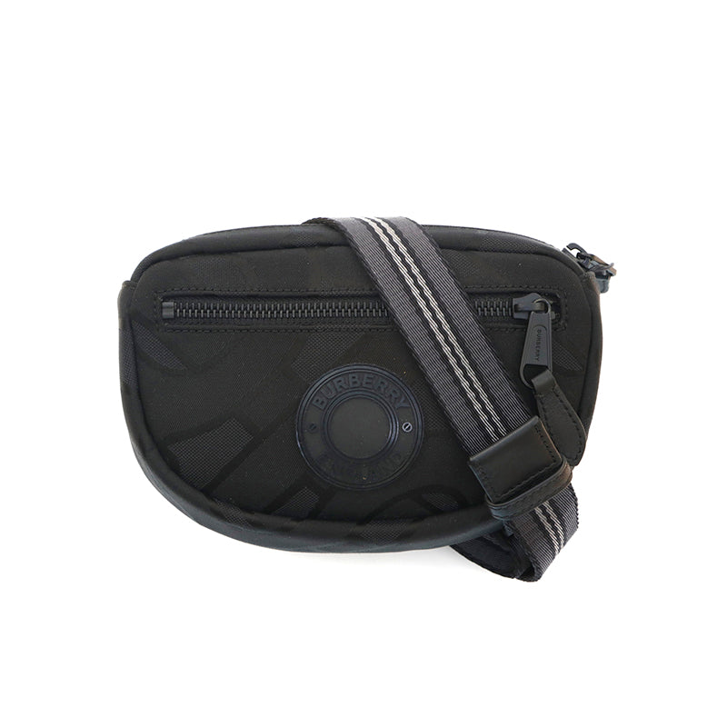 BURBERRY ウエストバック ナイロン ブラック BURBERRY バーバリー ボディバッグ ウエストバッグ ナイロン