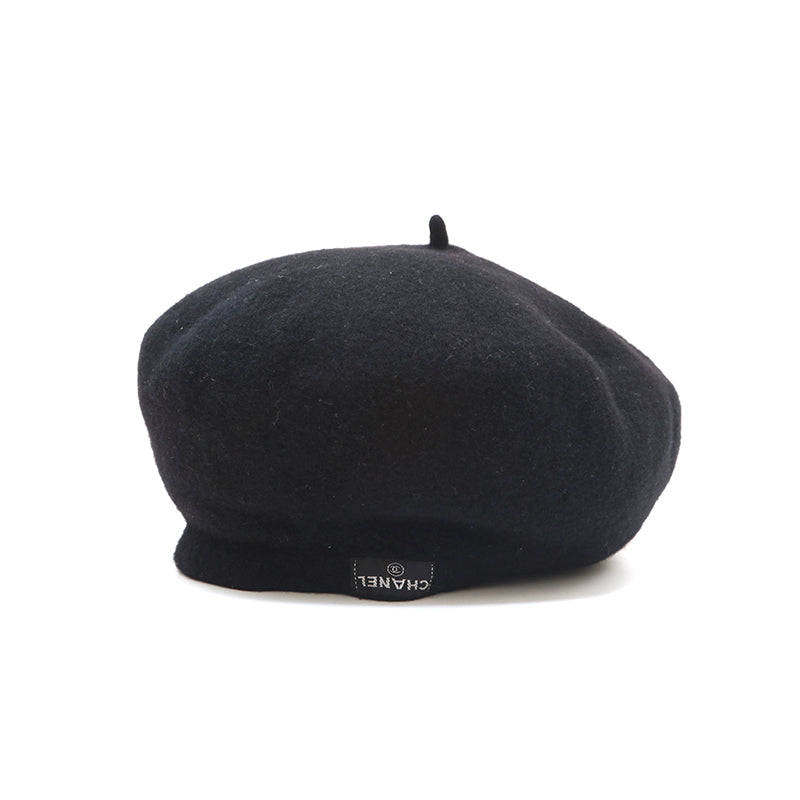シャネル CHANEL ココマーク ウール ベレー帽 ブラック P14142 – NUIR ...